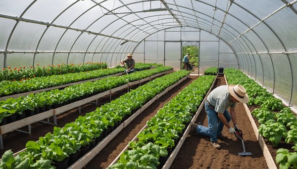 Comment optimiser la production de votre jardin avec des serres tunnels ?